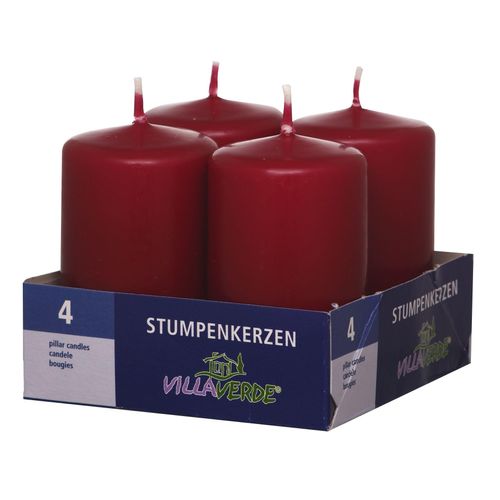 Kerzen-Set BASIC BORDEAUX