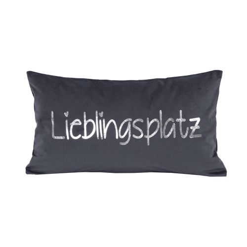 Kissen LIEBLINGSPLATZ anthraz.