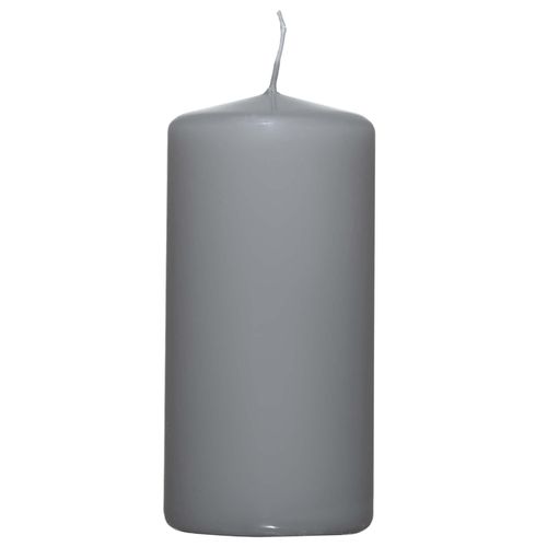 Kerze BASIC grau