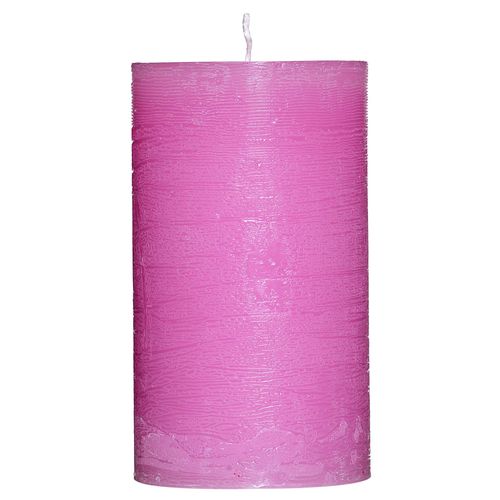 Kerze RUSTIK rosa