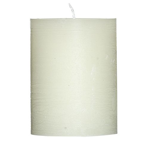 Kerze RUSTIK beige