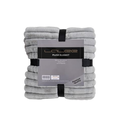 Decke PLUSH silber