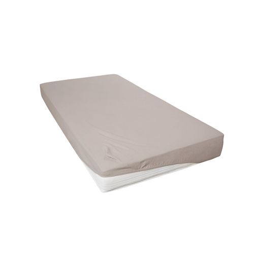 Spannbettlaken TEDDY graubraun