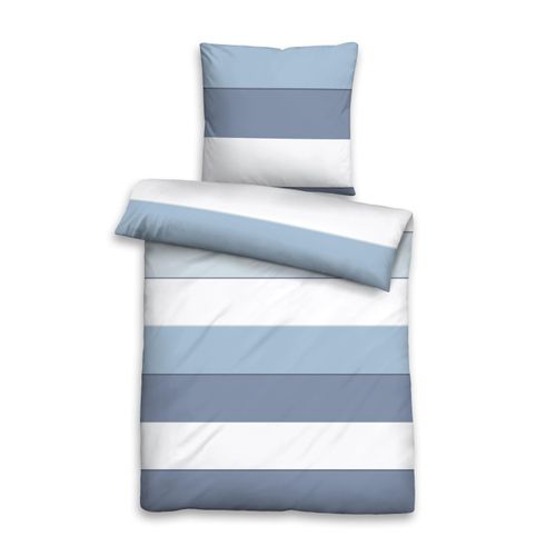 Bettwäsche SATIN taubenblau