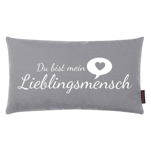 Kissen LIEBLINGSMENSCH grau