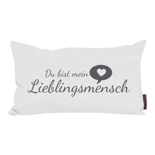 Kissen LIEBLINGSMENSCH weiß
