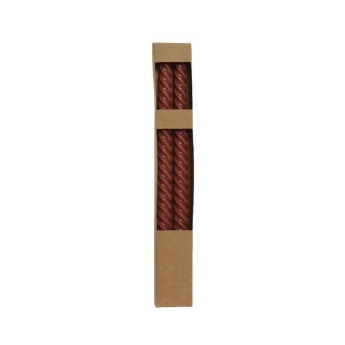 Stabkerzen-Set TWIST rot