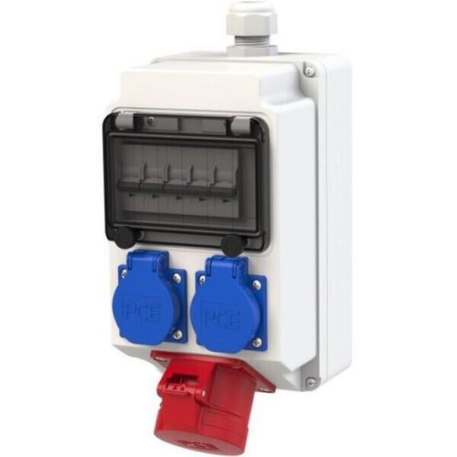 PCE Kunststoff-Wandverteiler Lech IV 16/5 2xSSD M25o VC Pc