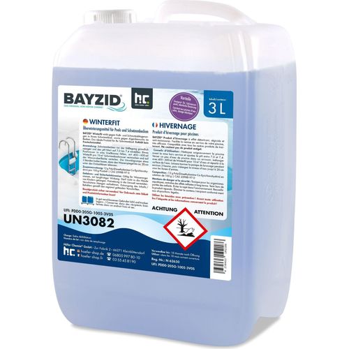 75x3 L BAYZID® Winterfit Überwinterungsmitte gegen Algen und Kalk im Pool