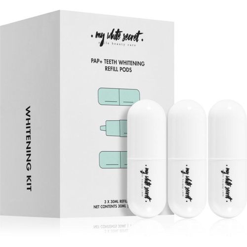 My White Secret PAP+ Teeth Whitening Refill Pods gel activateur blanchissant recharge 3x10 ml Image
