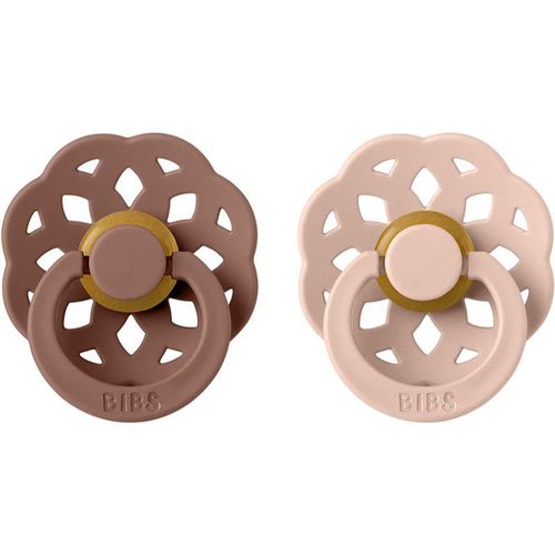 BIBS Boheme Natural Rubber Size 1: 0+ months fopspeen Woodchuck / Blush 2 st