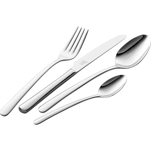 ZWILLING NOVA Besteck Set 42 TLG, 6 Personen Komplett Menü Besteckset, Tafelbesteck Edelstahl Rostfrei 18/10, Spülmaschinenfest, Tafel Essbesteck