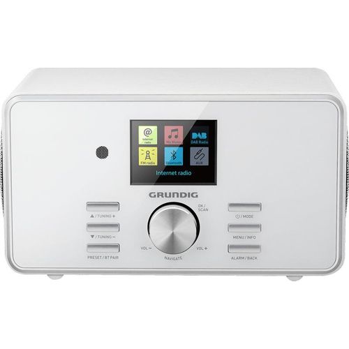 Grundig DTR 5000 2.0 - Persönlich - Digital - AM,DAB,DAB+,FM - 14 W - 6,1 cm (2.4 Zoll) - Weiß Grundig