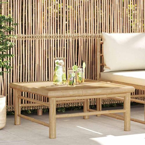 Gartentisch 65x65x30 cm Bambus