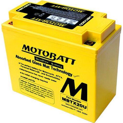 Batterie Motobatt MBTX20U 21 Ah, 12 V, 4 Pole)