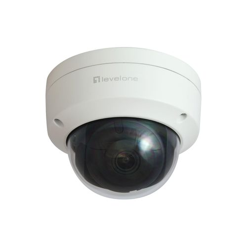 LevelOne IPCam FCS-3403 Dome Out 4MP H.265 IR 9W PoE - Netzwerkkamera