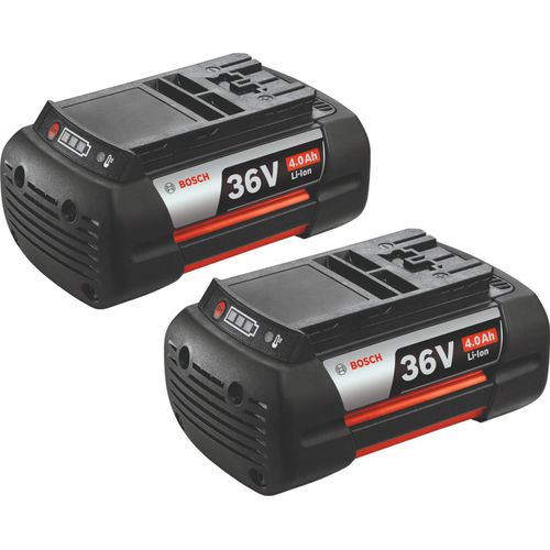 Bosch 2x GBA 36V 4.0Ah Akkupack Li-Ion 36 V 4,0 Ah ( 2x F016800346 ) mit Ladestandsanzeige