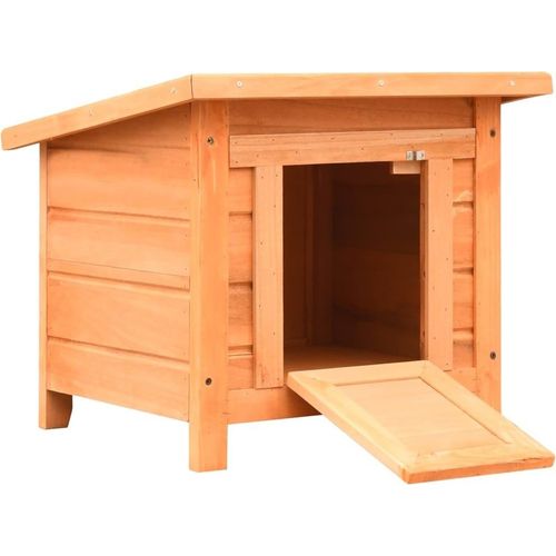 Katzenhaus 50x46x43,5 cm Kiefernholz & Tannenholz