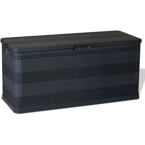 Gartenbox Schwarz 117×45×56 cm