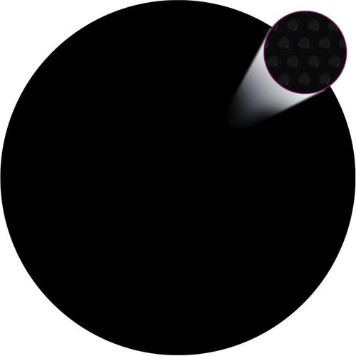 Poolabdeckung Schwarz 417 cm PE