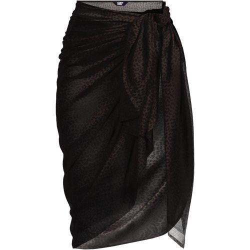 Pareo aus Voile, Damen,  Braun, Polyester, by Lands' End