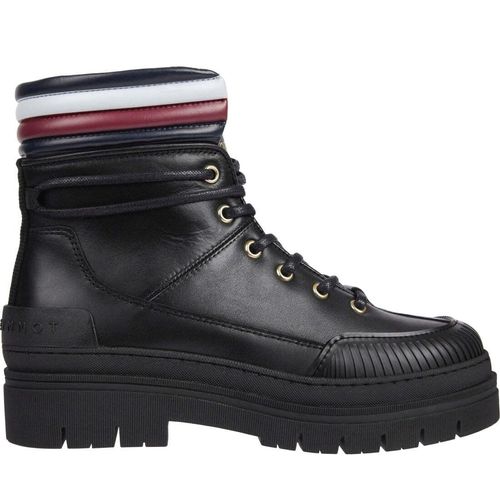 Tommy Hilfiger Damen Stiefeletten FW0FW07501 BDS Farbe: Schwarz Größe: 37