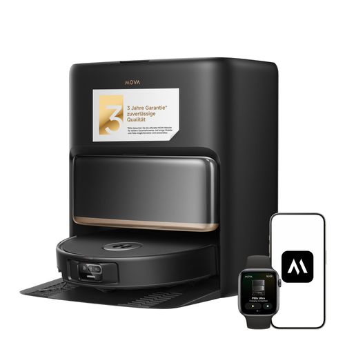 MOVA P50s Ultra Saug- und Wischroboter mit 24.000 Pa, automatischer Absaugstation, StepMaster-Hindernisüberwindung & Dual-LiDAR-Navigation