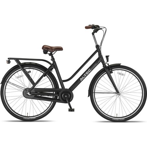 Altec Cityräder Damen Manta 28 Zoll 55 cm Damen 3G Rollerbrakes Mattschwarz