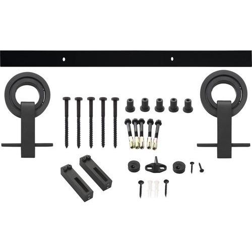 Schiebetürsystem Intersteel 200 cm Modern Top schwarz