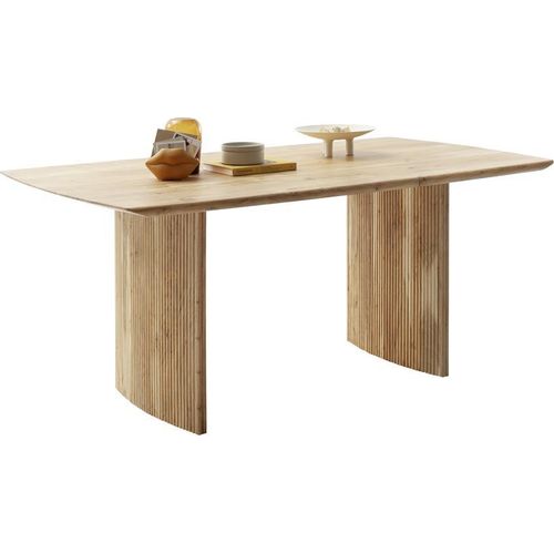 Esstisch Brisco | Akazie massiv | Bootsform | 200 x 100