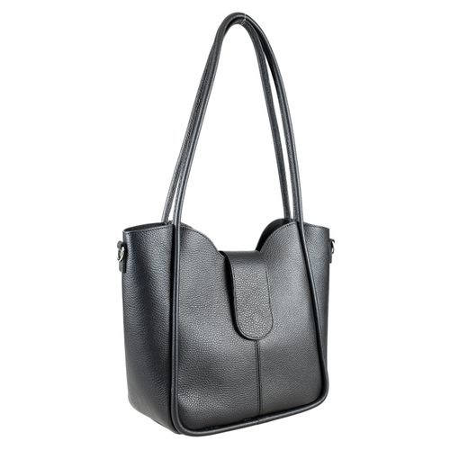 Schultertasche Nizza aus weichem Leder, Italy von collezione alessandro
