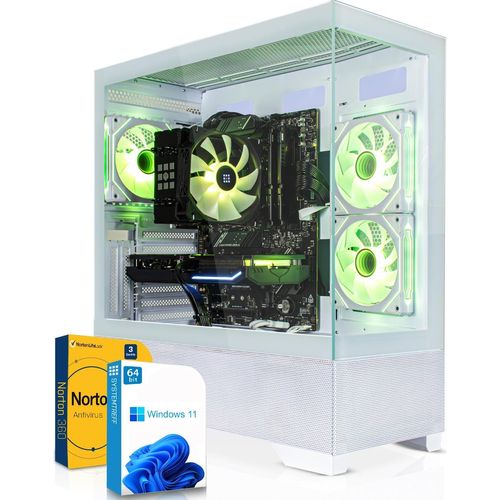 SYSTEMTREFF Gamer PC-System - Ryzen 5 9600 - Nvidia GeForce RTX 5060 Ti 8GB - 32GB DDR5 - 1TB NVMe - Windows 11 Pro - Desktop