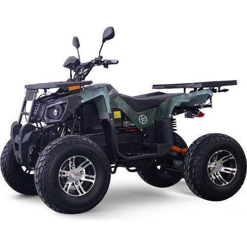 Elektro Quad 3000W 72V 10 Zoll Offroad E-Quad ATV Anhängerkupplung Greenlander grün camouflage
