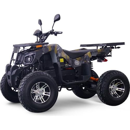 Elektro Quad 3000W 72V 10 Zoll Offroad E-Quad ATV Anhängerkupplung Greenlander gelb camouflage
