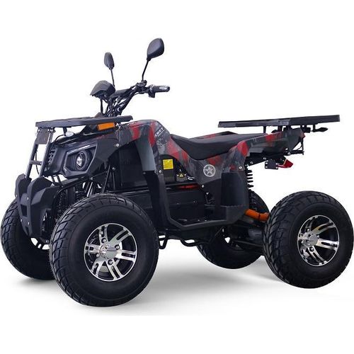 Elektro Quad 3000W 72V 10 Zoll Offroad E-Quad ATV Anhängerkupplung Greenlander rot camouflage