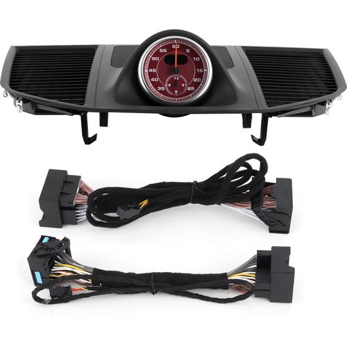Auto Dashboard Instrument Panel Upper Cover Chronometer für Porsche Macan 20142020 (Chronomètre Rouge)