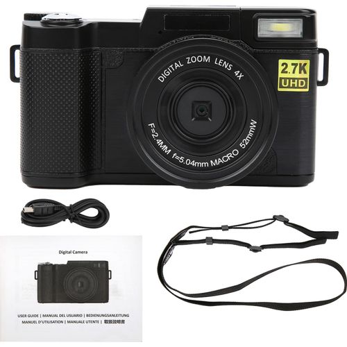 Digitalkamera 3in LCD -Bildschirm 180 -Grad -Rotation 2,7 km 30 MP High Definition USB -Ladung