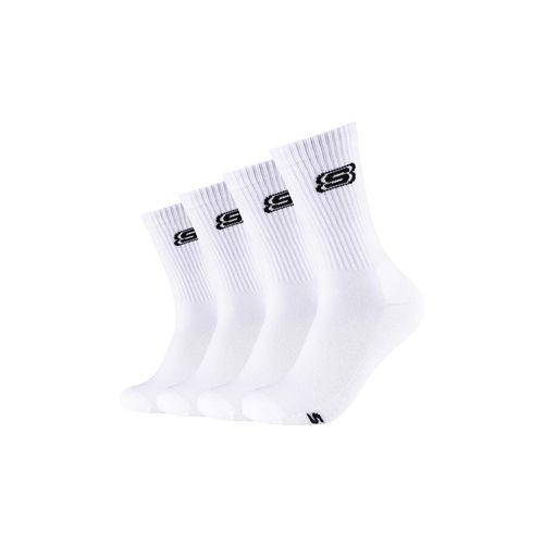 Xxxl Socken Skechers Tennis Socken , Weiß , Textil , Gr. 43/46 , unisex , Bekleidung, Socken