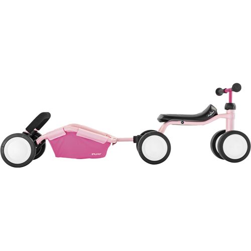 Kinderfahrzeug Lauflernhilfe PUKY "PUKY TRAILY", retro, rose, pink, Lauflernhilfen, KinderB:72cm T:42cm, Stahl, B:72cm T:42cm