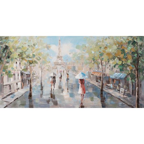 Gemälde SPAZIERGANG IN PARIS