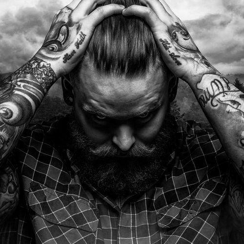 Acrylglasbild Tattoo