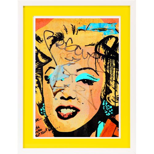 Kunstdruck Neon Passepartout