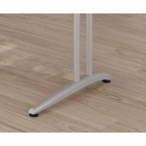 Schreibtisch B-Serie | C-Fuß | inkl. Kabelwanne, Größe Tischplatte:180 x 80 cm, Farbe Tischplatte:Eiche