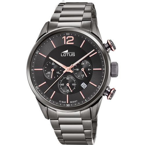 Herren Armbanduhr Lotus Watch Edelstahlband Chronograph 18686/2