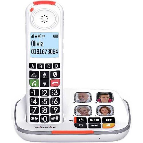 Swissvoice Dect Xtra 2355 Schnurloses Festnetztelefon Weiß One Size / EU Plug Weiß One Size