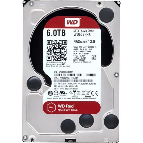 Western Digital WD60EFRX rot 6000 GB interne