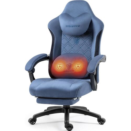 Gaming Stuhl Stoff mit Beheizter Massage 150 kg Belastbarkeit