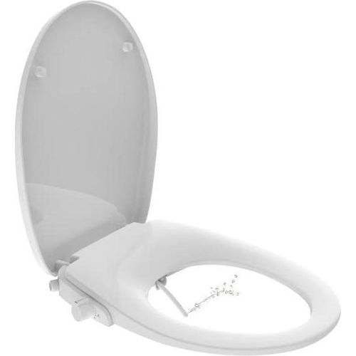 Bemis Pure Clean Universal Bidet-Sitz mit freier Spülung