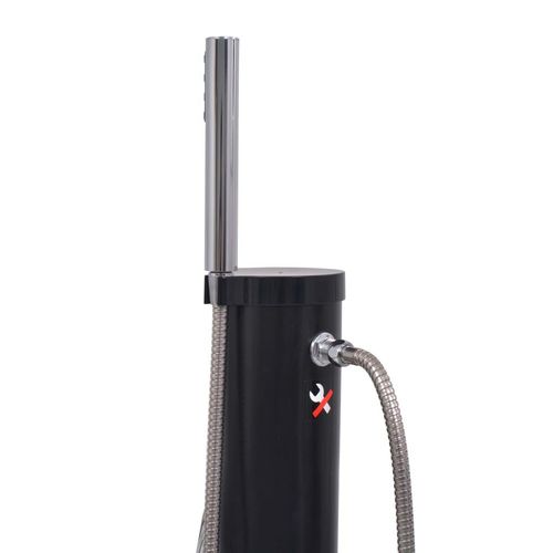 vidaXL Solardusche 8 L PVC Stahl