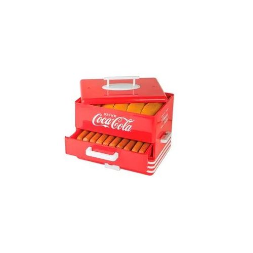 SALCO Hotdog-Maker "Coca-Cola SHD-80CC", rot, B:27,5cm H:29,5cm T:19cm, Hot-Dog-Maker